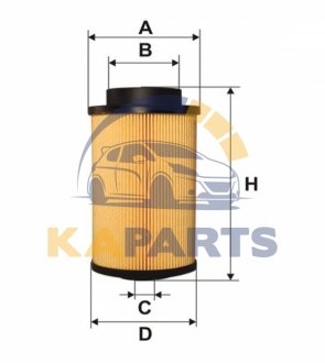 95042E WIX FILTERS Фільтр палива