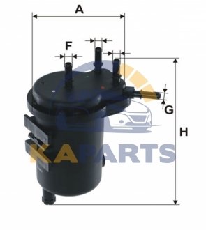 WF8363 WIX FILTERS Фильтр топливный