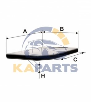 WP6844 WIX FILTERS Фильтр салона