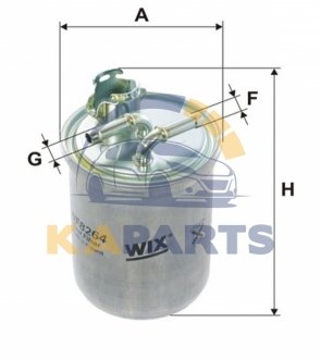 WF8264 WIX FILTERS Фильтр топливный