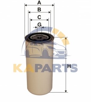 95014E WIX FILTERS Фільтр палива