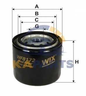 WF8172 WIX FILTERS Фільтр паливний