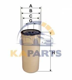 95037E WIX FILTERS Фільтр палива