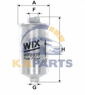 WF8037 WIX FILTERS Фильтр топливный