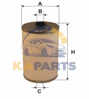 33112FE WIX FILTERS Фильтрующий элемент топливного фильтра (ETALON * 2шт.)