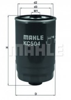 KC 504 MAHLE / KNECHT Фильтр палива