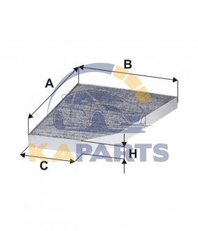 WP2167 WIX FILTERS Фільтр салону