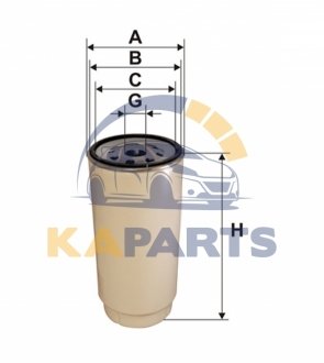 95102E WIX FILTERS Фильтр топливный