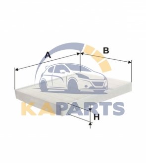 WP2088 WIX FILTERS Фильтр салона Audi A3 III, TT III/Seat Leon III/Skoda Octavia III (WP2088) WIX