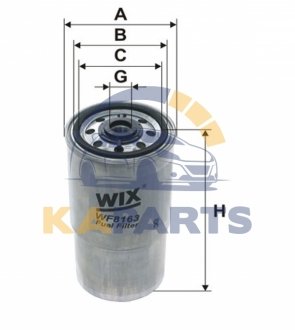 WF8163 WIX FILTERS Фильтр топливный