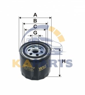 WF8110 WIX FILTERS Фільтр палива