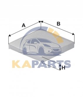 WP2214 WIX FILTERS Фільтр салону