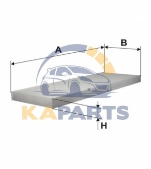 WP6818 WIX FILTERS Фильтр салона