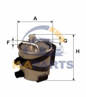 WF8391 WIX FILTERS Фильтр топливный