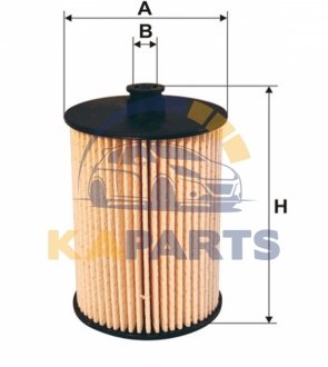 WF8323 WIX FILTERS Фильтр топливный