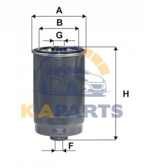 WF8537 WIX FILTERS Фільтр палива