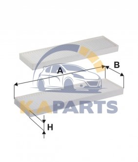 WP2002 WIX FILTERS Фильтр салону