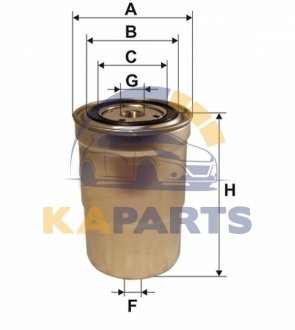 WF8341 WIX FILTERS Фільтр палива