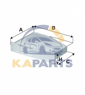 WP9146 WIX FILTERS Фильтр салона Audi A3 II, Q3/Seat Alhambra II, Altea, Leon II, Toledo III (WP9146) WIX