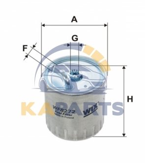 WF8272 WIX FILTERS Фильтр палива