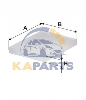 WP2198 WIX FILTERS Фильтр салону