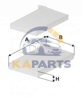 WP2044 WIX FILTERS Фильтр салону