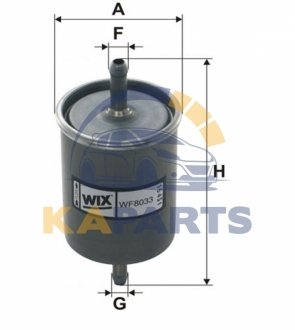 WF8033 WIX FILTERS Фильтр топливный