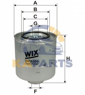 WF8060 WIX FILTERS Фільтр палива