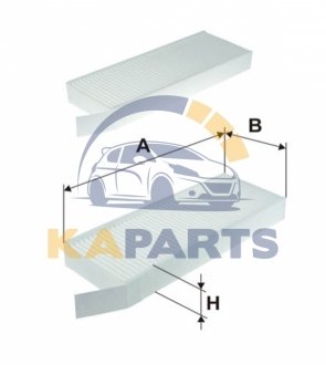 WP2116 WIX FILTERS Фільтр салону