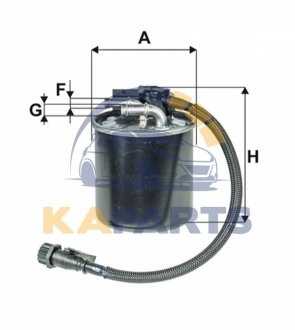 WF8471 WIX FILTERS Фильтр палива