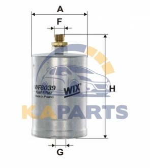 WF8039 WIX FILTERS Фильтр топливный