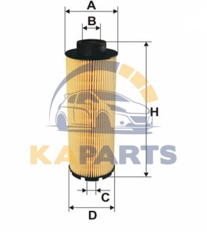 95036E WIX FILTERS Фильтр топливный