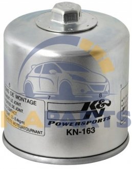 KN-163 K&N Фильтр масла