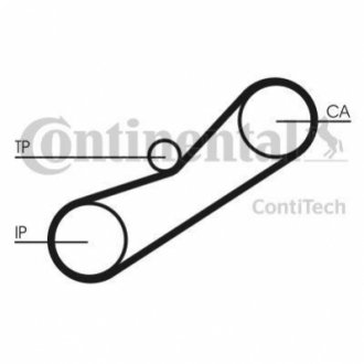 CT1042 Contitech Ремінь зубчастий (довж. 60-150)