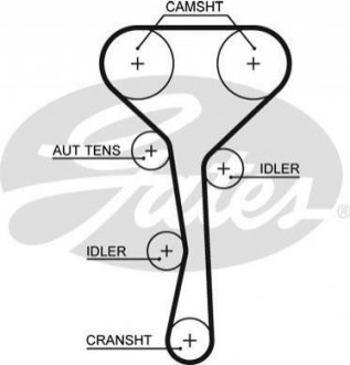 5507XS Gates Ремень ГРМ