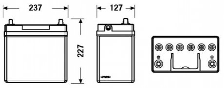 EB457 EXIDE Акумулятор