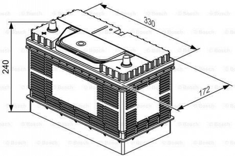 0 092 T30 500 BOSCH Аккумулятор