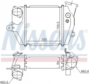 96032 NISSENS Вентилятор (комплект) MAZDA 5 (2005) 2.0 CITD