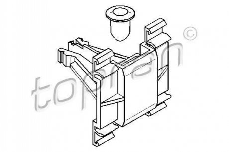 103 104 TOPRAN / HANS PRIES Фіксатор, кріплення молдинга