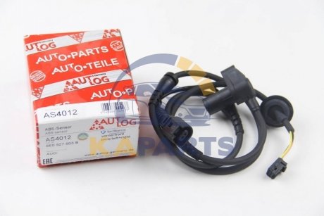 AS4012 AUTLOG Датчик ABS передній Audi A4 01-08 (1005 мм)