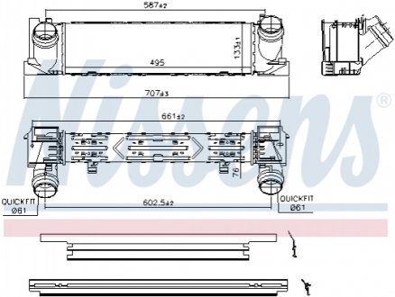 96552 NISSENS Інтеркулер