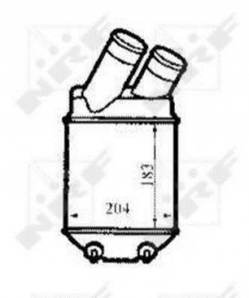 30832 NRF Радіатор інтеркулера