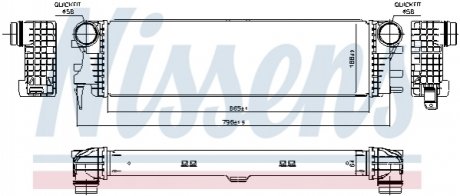 96017 NISSENS Радіатор інтеркулера
