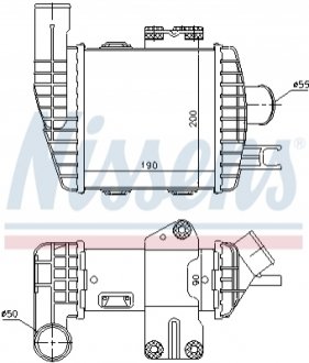 96661 NISSENS Интеркулер HY TUCSON(04-)2.0 CRDi(+)[OE 28271-27250]