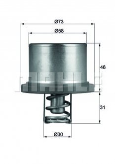 THD 2 89 MAHLE / KNECHT Термостат, охолоджуюча рідина