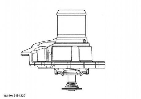 3171.82D WAHLER Термостат