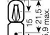 3930TSP OSRAM Лампа T4W (фото 3)