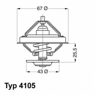 4105.79D WAHLER Термостат