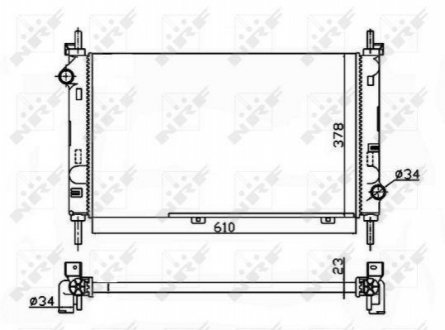 509528A NRF Радіатор