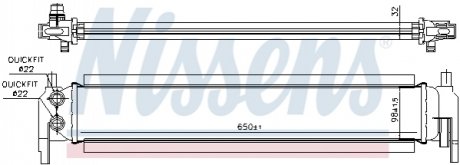 65318 NISSENS Радіатор